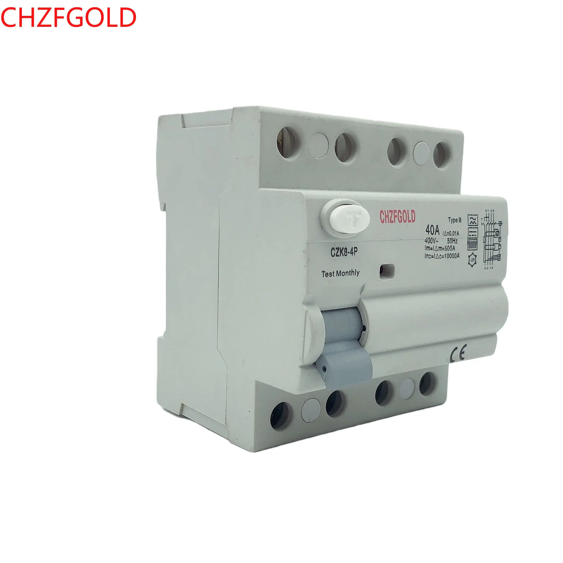 AC A B tipo RCCB RCD ELCB 230/240V 2P 4P tipo AC A B RCCB prezzo interruttore corrente residua F7