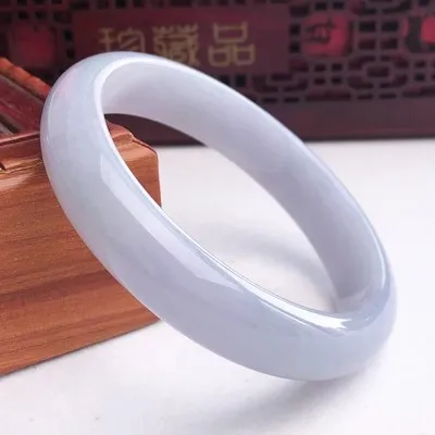 

Natural Myanmar Jade 54mm-62mm bracelet exquisite princess bracelet to send girlfriend to send mother Hetian jade