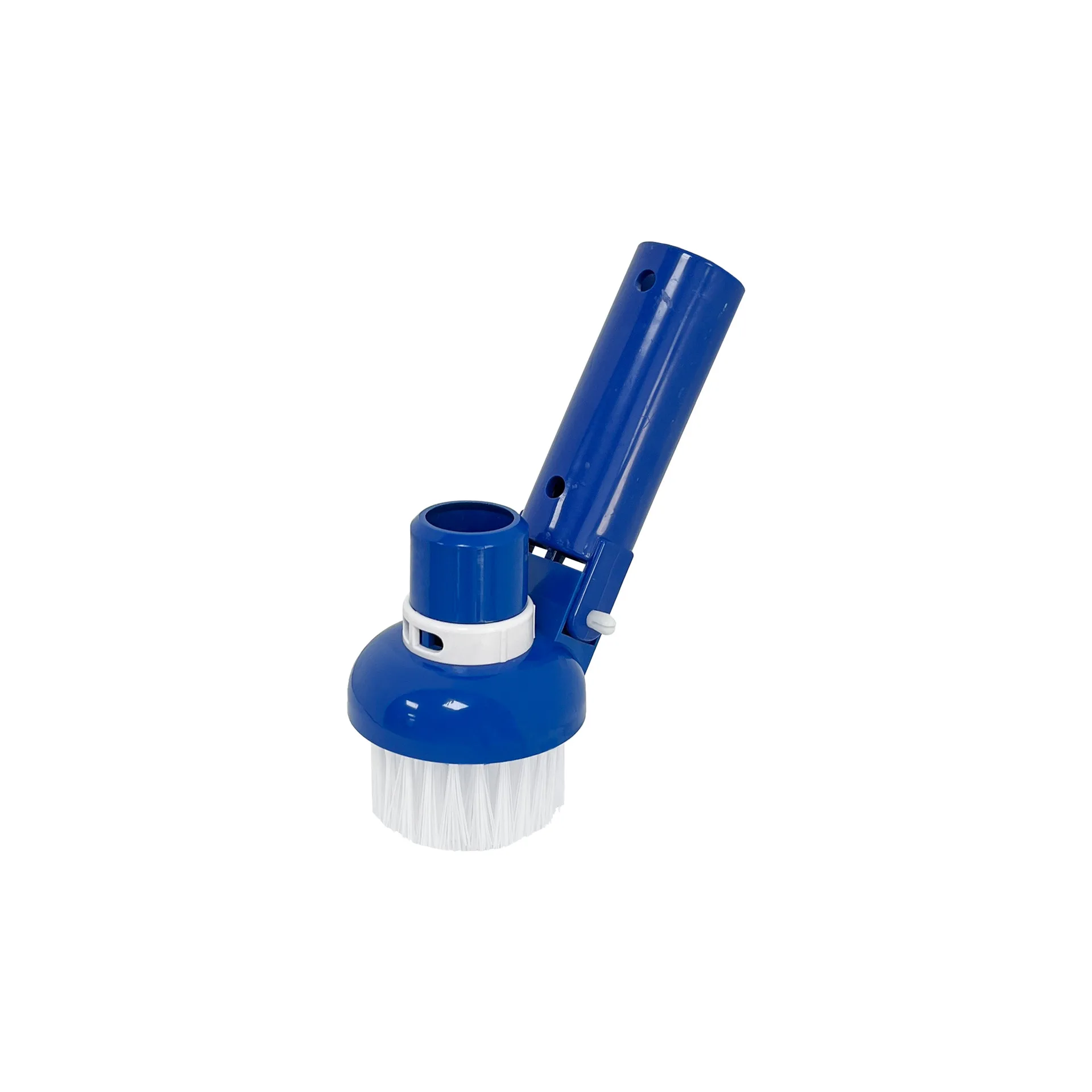Pool Corner Vacuum Brush with Adjustable Vacuum Ring Australian Handle Polyethylene Bristles for Swimming Pool Cleaning