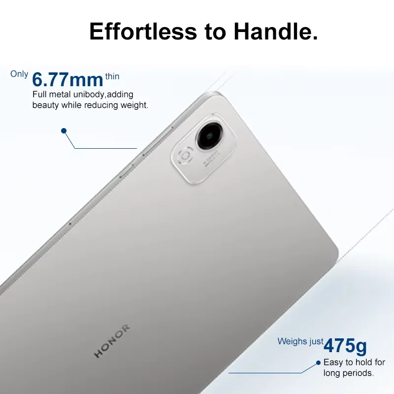 Tablet HONOR Pad X9a, Versión EU, Pantalla HONOR Fullview de 11.5 Pulgadas, 120Hz, 2.5K, Batería de 8300mAh, Procesador Octa-Core, Cámara de 8MP 4