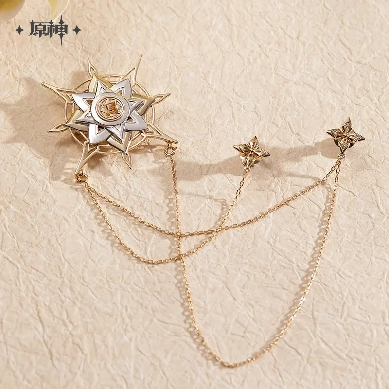 

Game Genshin Impact Official Genuine Product Albedo Theme Accessory Decoration Halloween Christmas DIY 3D Gift Cosplay Ornament