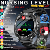 2025 New For Samsung Galaxy Watch 7 Blood Lipids Uric Acid Body Analysis Smart Watch Accurate ECG+PPG Clock Smartwatch Men Woman