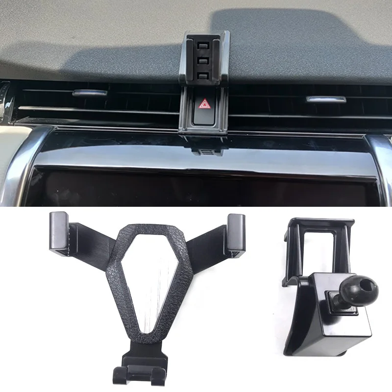 

1PC Plastic Material For 2020-2022 Land Rover Discovery Sport Gravity Linkage Special Car Moblie Phone Holder Mount