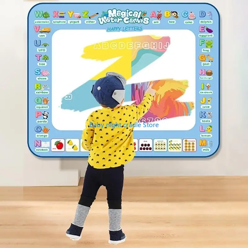 J2FF Doodling Mat reutilizable Mat pintura agua Toy para jardín infantes