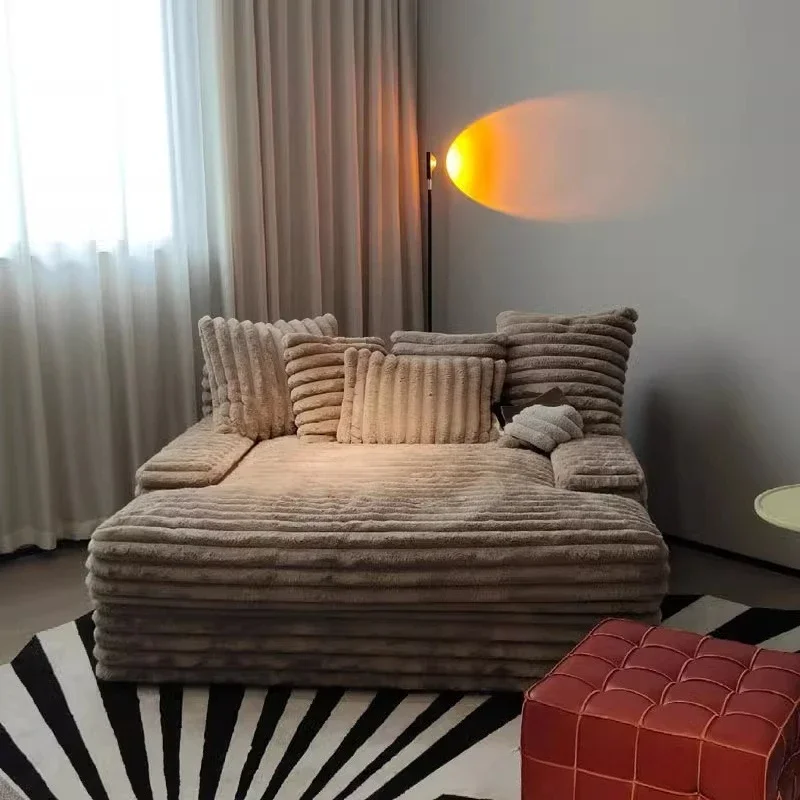 أريكة عميقة كبيرة للجلوس على شكل سحابة إسفنجية نقية، أريكة ضغط لغرفة المعيشة وغرفة النوم #3