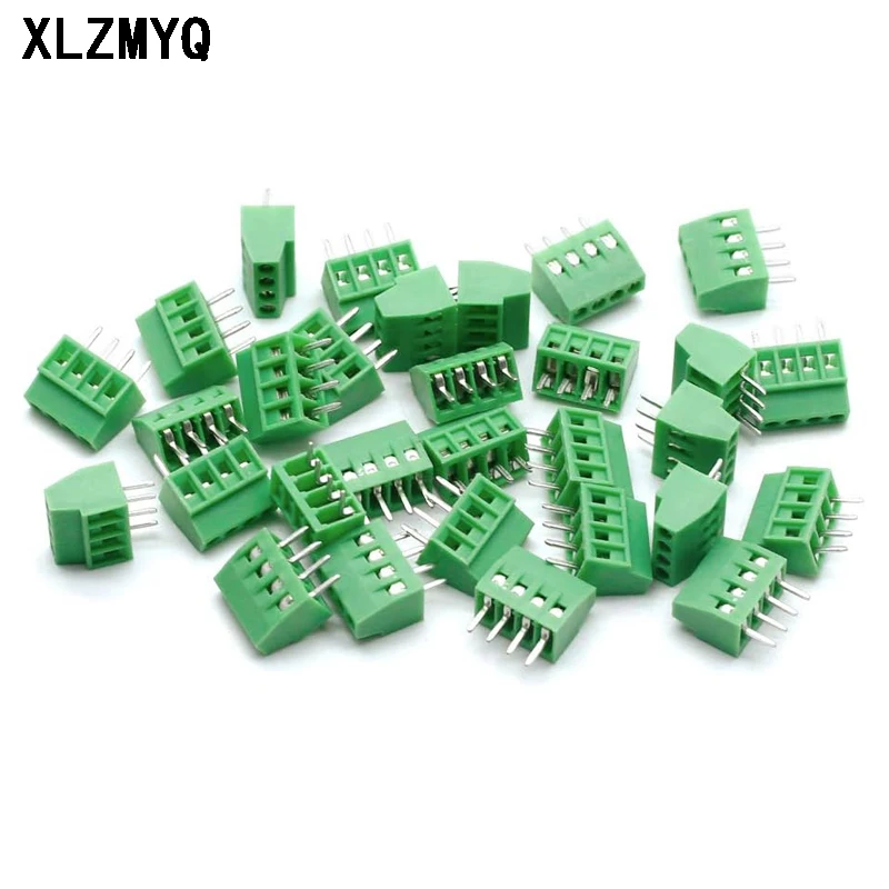 100pcs 2.54mm KF128 PCB Mini Screw Terminal Blocks Connector For Wires 2P -16P Connector KF128 Mini PCB Screw Terminals Block