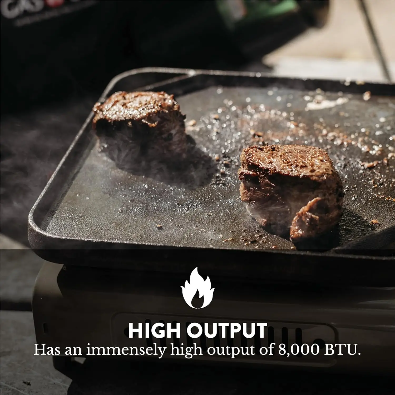 موقد تخييم مزدوج الوقود GS-3400P - البروبان/البيوتان، محمول مع حقيبة حمل #5