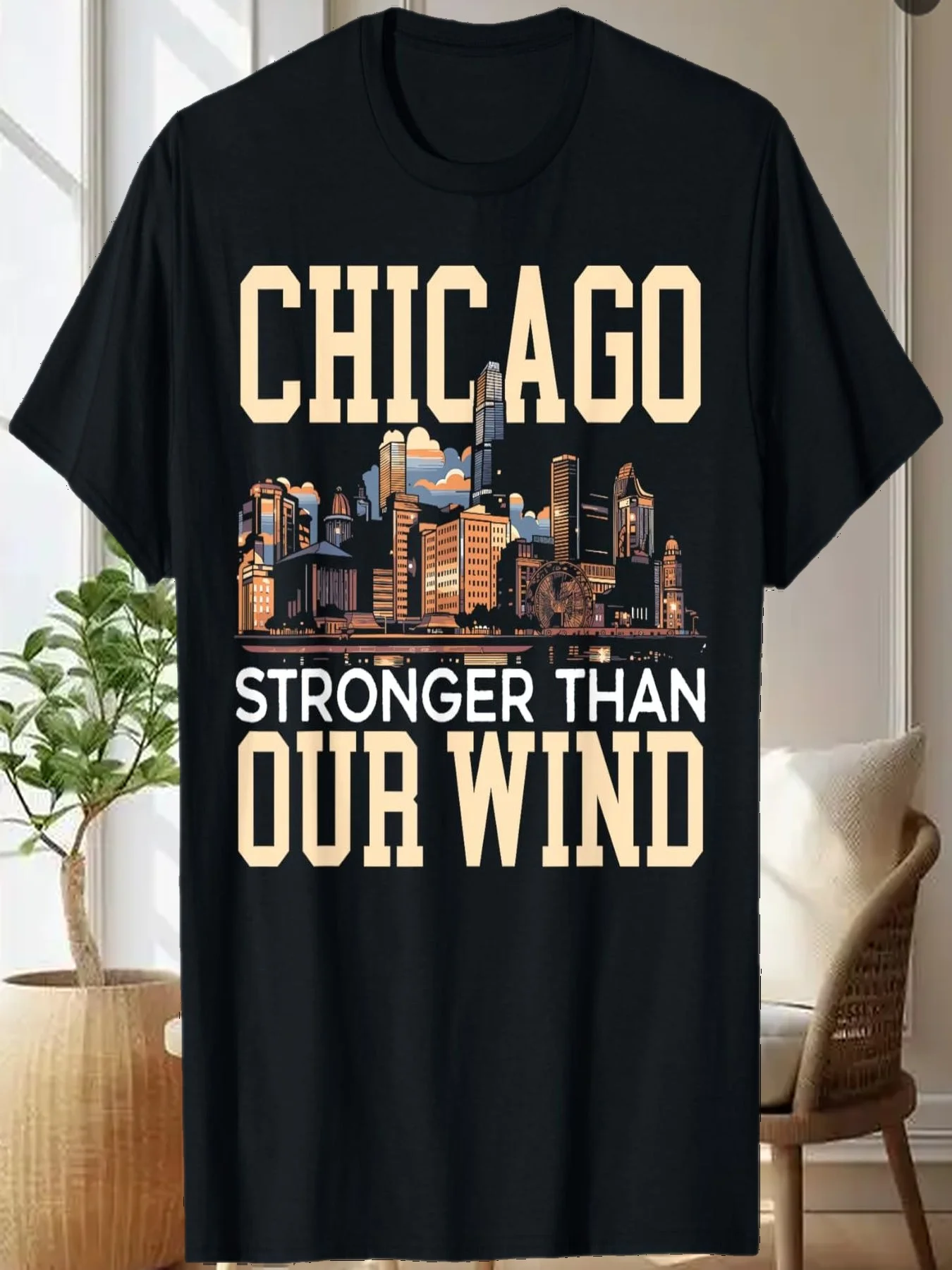 

Chicago City Illinois USA State America United States T-Shirt