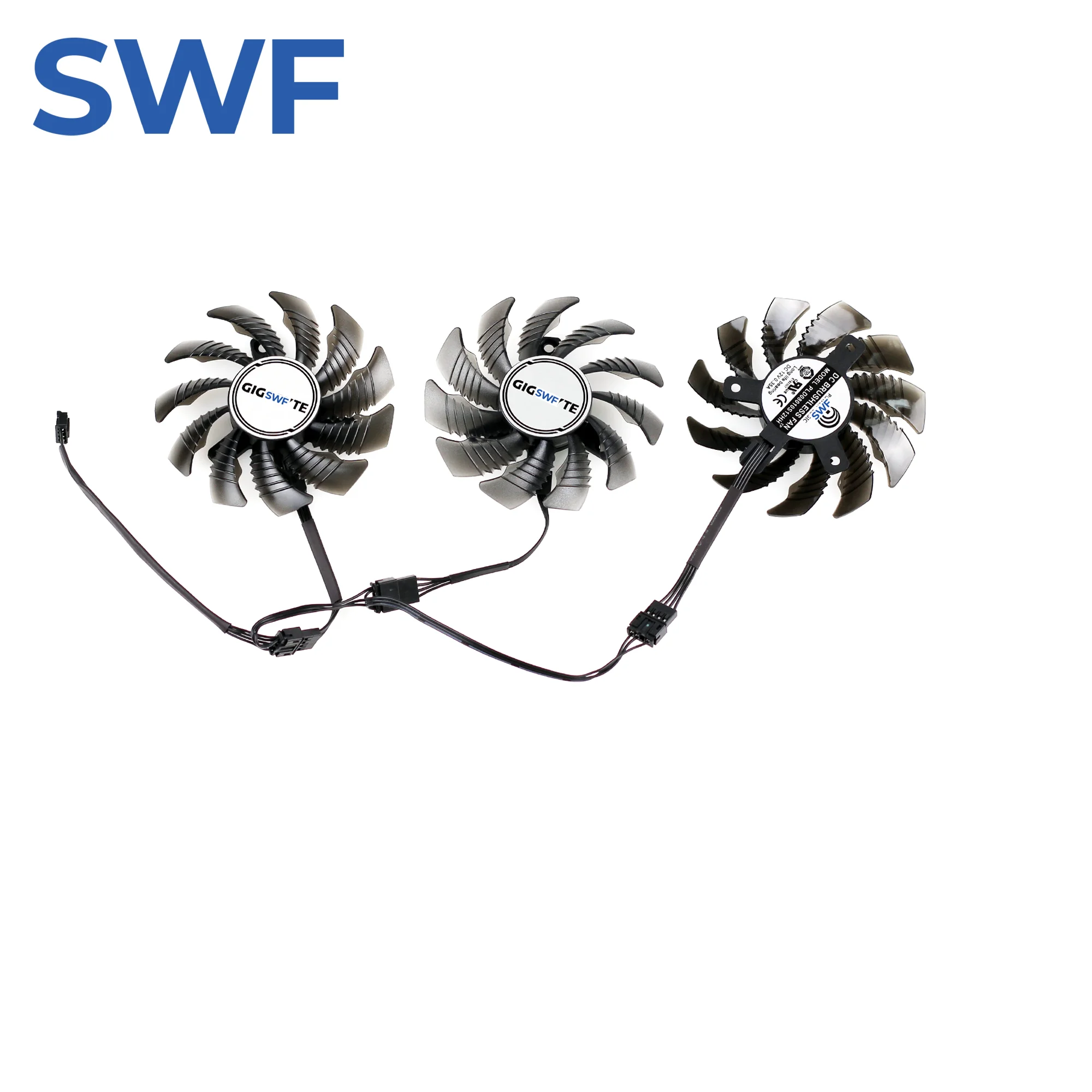 T128010SU RTX 3060 Cooling Fan For Gigabyte GTX 3060 3070 Ti RX 6500 6600 XT GAMING OC Video Card Cooler Fan PLD08010S12HH view 5