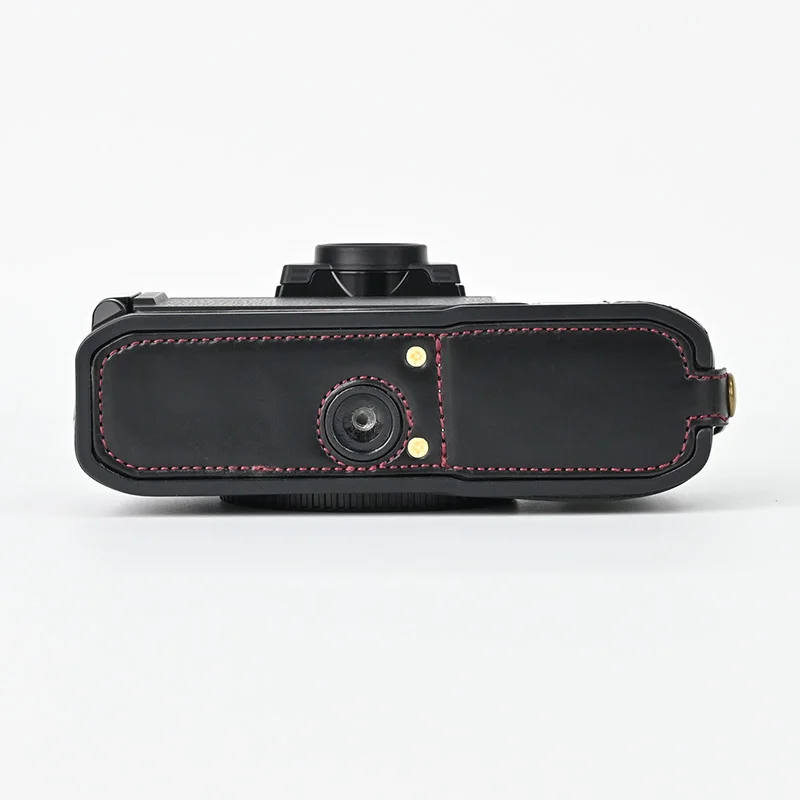 Skórzany pół obudowy dla Nikon ZFC osłona na kamerę uchwyt z paskiem