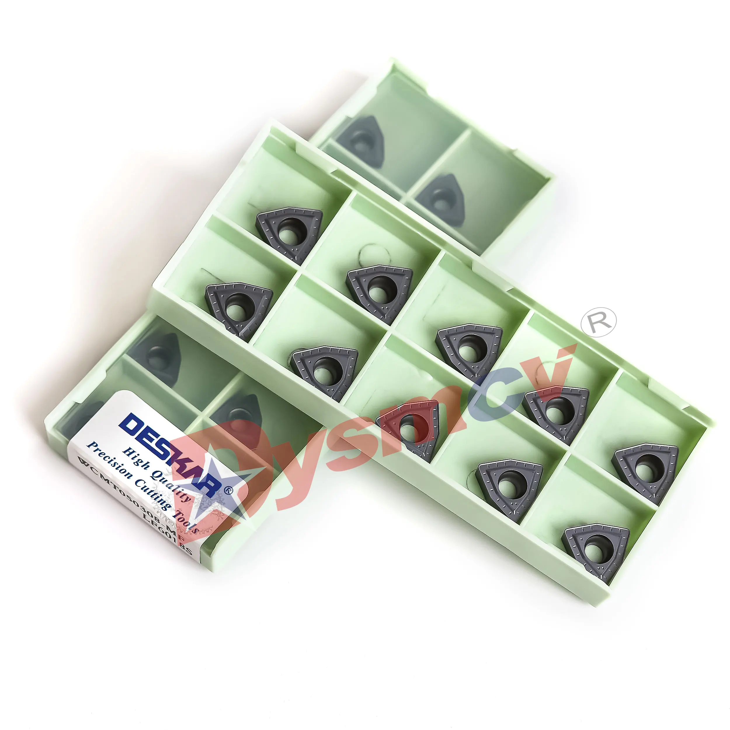 Imagem -02 - Deskar Torno Cnc Ferramentas Carboneto u Broca Torneamento Inserções Rápidas Wcmx030208 Wcmx040208 Wcmt050308 Wcmt06t308 Wcmt080412 mf Lf6018s