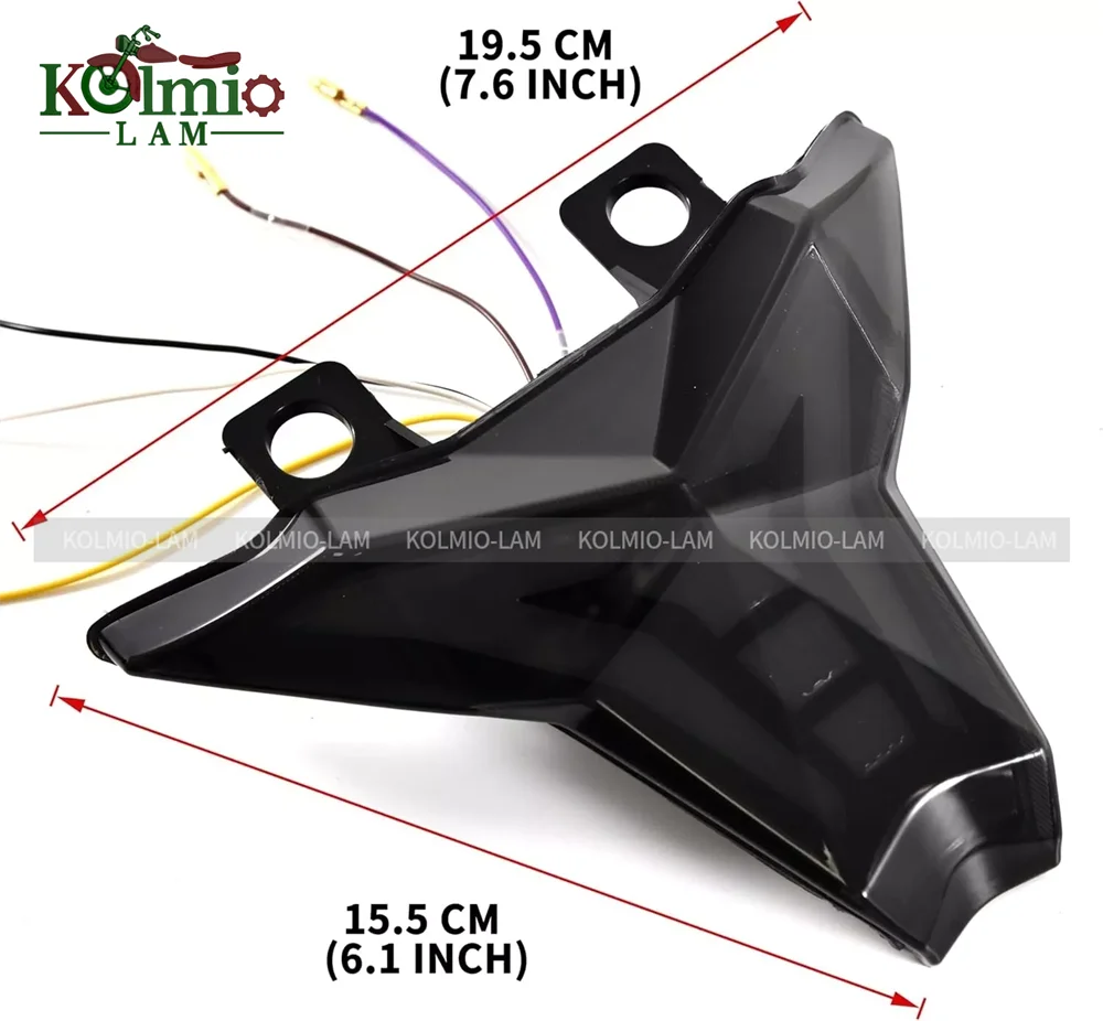 Integrated Brake Turn Signal LED Taillight Fit For 2018 - 2024 ZX6R ZX-6R ZX-10R Ninja 400 Z400 2013 - 24 Z1000 Tail Light ZX10R