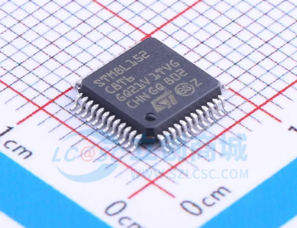 4PCS  STM8L152C8T6 Package: LQFP-48 (7x7) 100% original imported authentic products