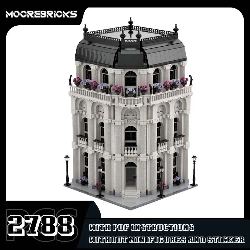 Décennie s de construction MOC pour enfants, série City, restaurant Sushi, modèle d'architecture modulaire, briques technologiques, jouet de bricolage, cadeau de puzzle