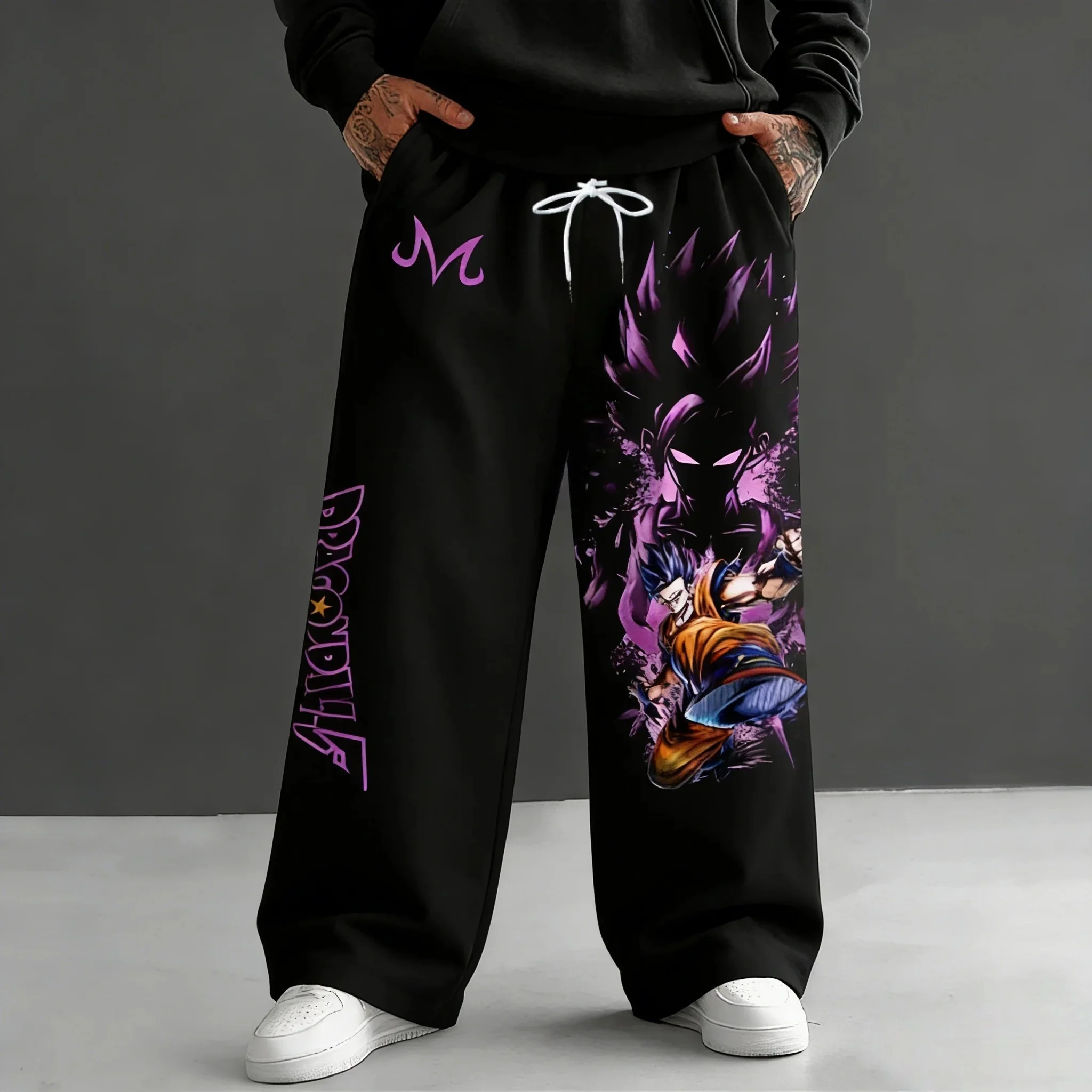 Summer 2026 Dragon Ball Wukong Anime Men's Street Wear Casual Sports Pants Cartoon Pants Spring Hip Hop Fashion Millennium