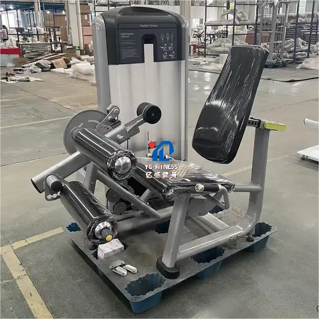 YG FITNESS YG-6015 Steel Commercial Seated Leg Curl Machine 70kg Weight Stack Gym Strength Training Equipment