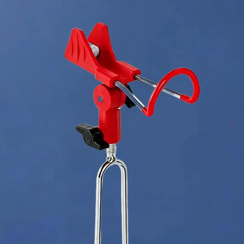 Universal Fishing Rod Holder 360° Adjustable Foldable Stand with Ground Spike Easy Install for Shore Fishing Trips view 6
