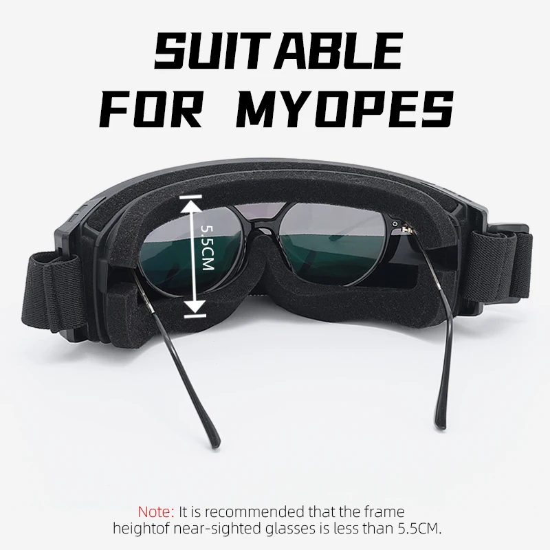 Anti-fog tactical glasses war game special combat anti-impact special forces goggles wearable myopia motorcycle riding goggles