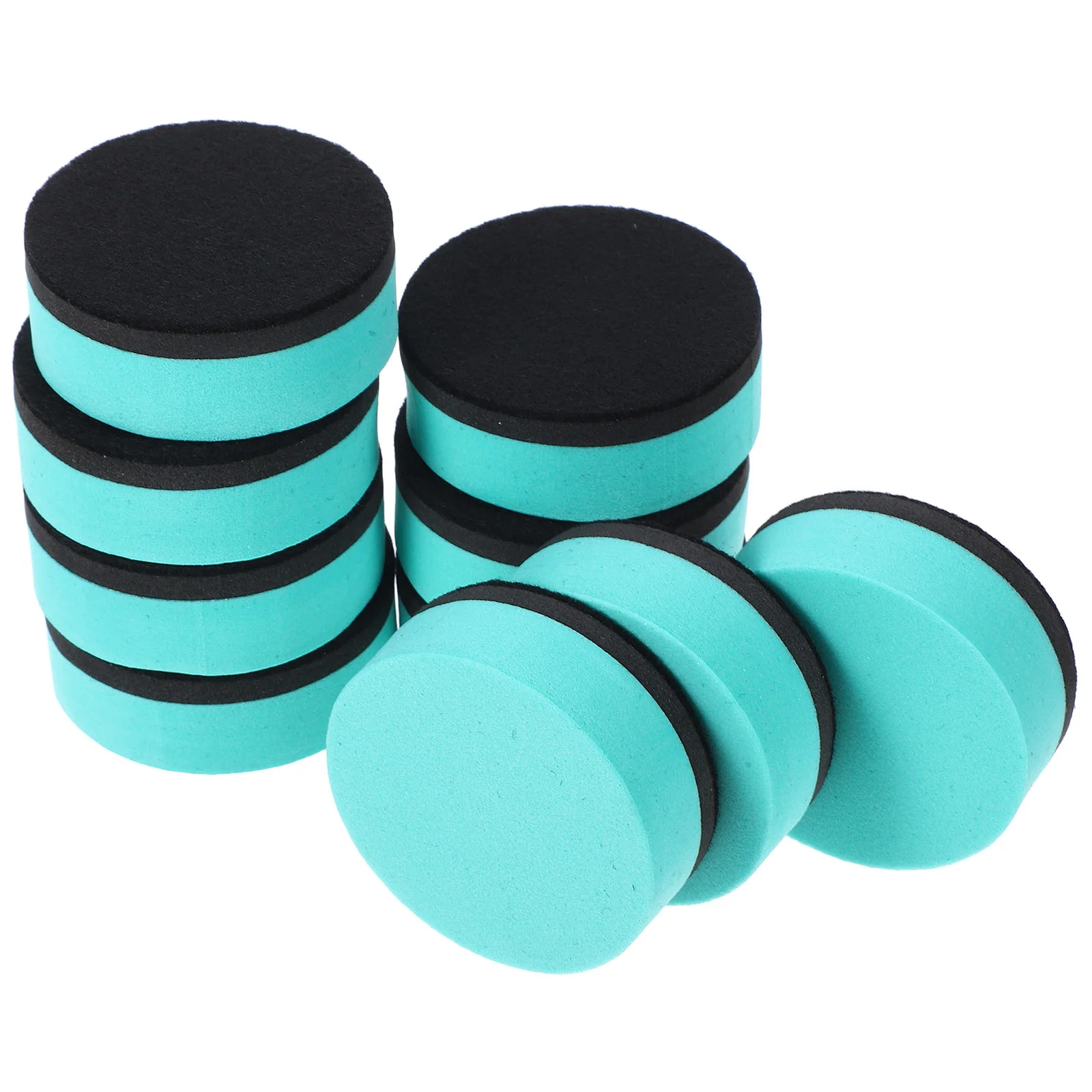 10 Pcs Whiteboard Eraser Classroom Supplies Round Magnetic Eva Erasers in Bulk Mini Dry