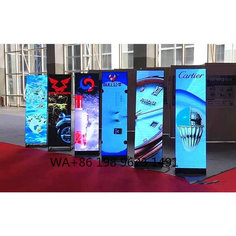 P2 P2.5 P3 Indoor Full Color LED Advertising Poster Screen Digital LED Display Panel For Trade Show Exhibition Commercial Event view 4