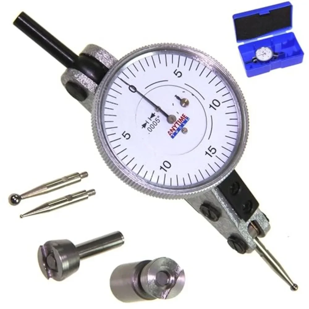 Indicador de prueba DIAL Rango extendido horizontal bidireccional +/-0,060"/0,0005"