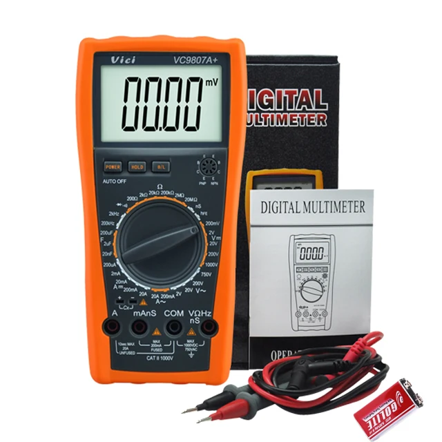 

Vicimeter Handheld DCV ACV DCA ACA OHM Conductance Capacitance Frequency 4.5 Digit Almighty Meter