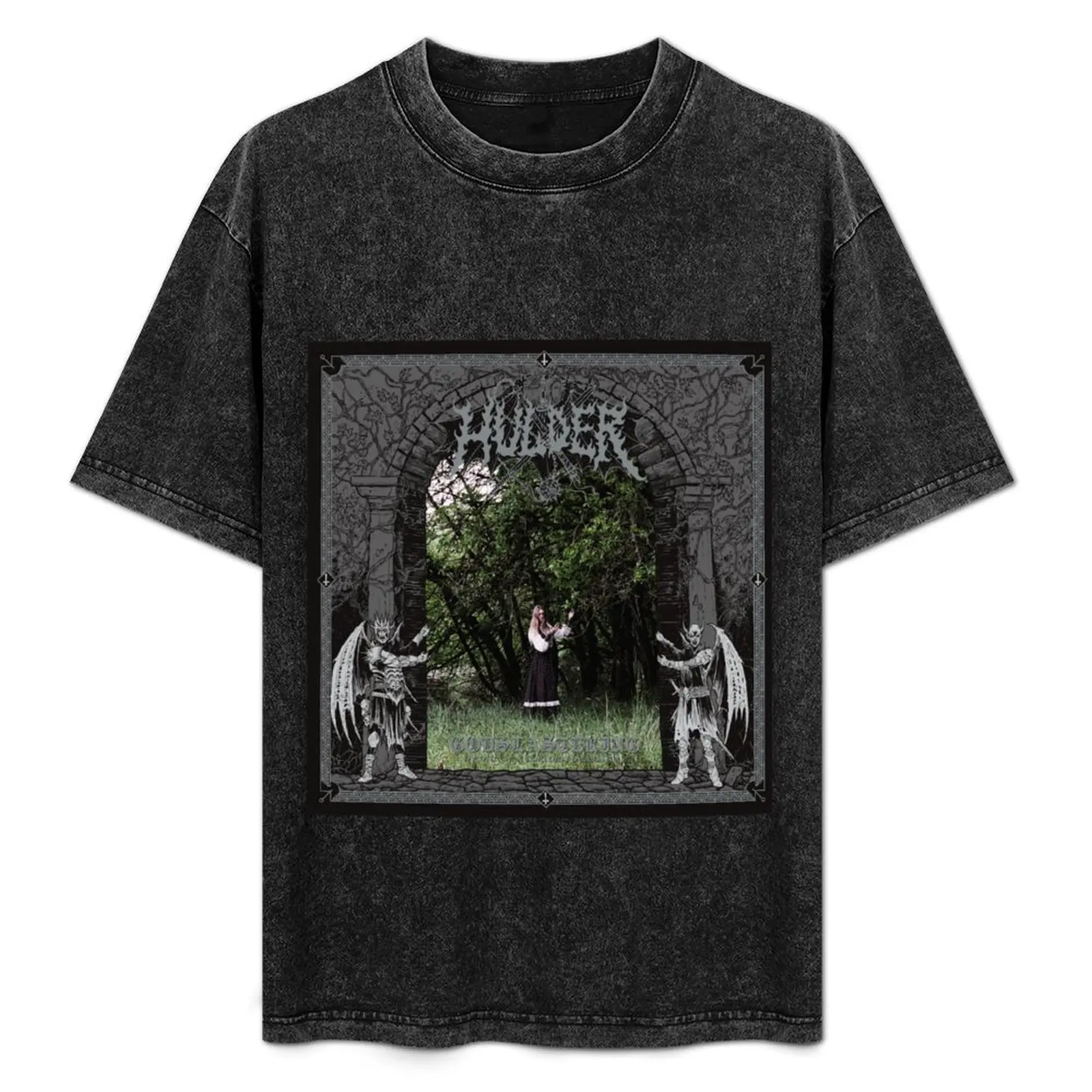 

HULDER - Godslastering Hymns of a Forlorn Peasantry T-Shirt t shirts for man pack white cotton t shirts high quality T-Shirt