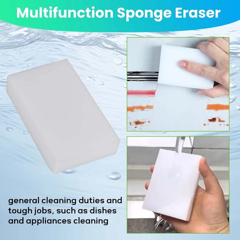 30x Magic Cleaning Sponge Eraser Melamine Cleaner Multifunction White-DTB1