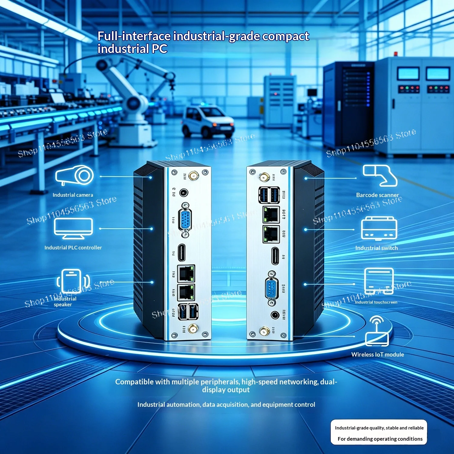 Fanless Industrial Pc Rs485 Core I7 - Mini-Industrie-PC N100 Quad-Core Dual-LAN Dual-Seriell RS485
