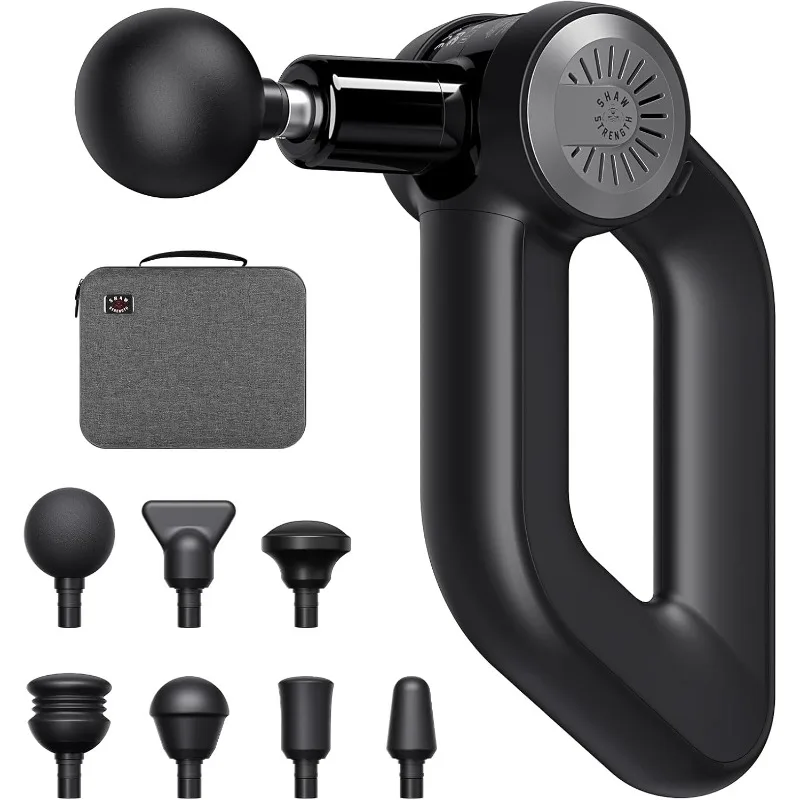 

Shaw Strength S6 Pro Massage Gun Deep Tissue Percussion with 16mm Amplitude, Professional Muscle Massager Gun