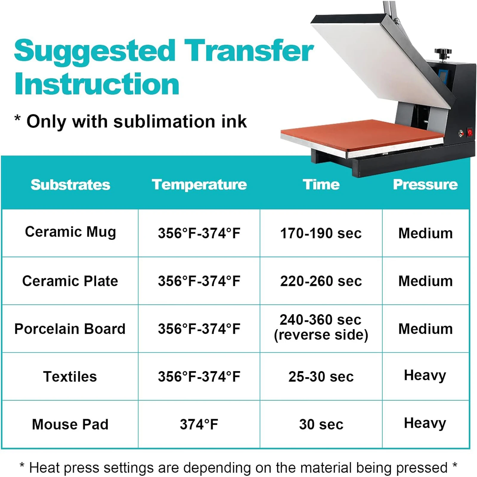 8.5x11 في 105G 50 ورقة التسامي ورقة نقل الحرارة ورقة طابعة نافثة للحبر مع حبر التسامي للحبر التسامي