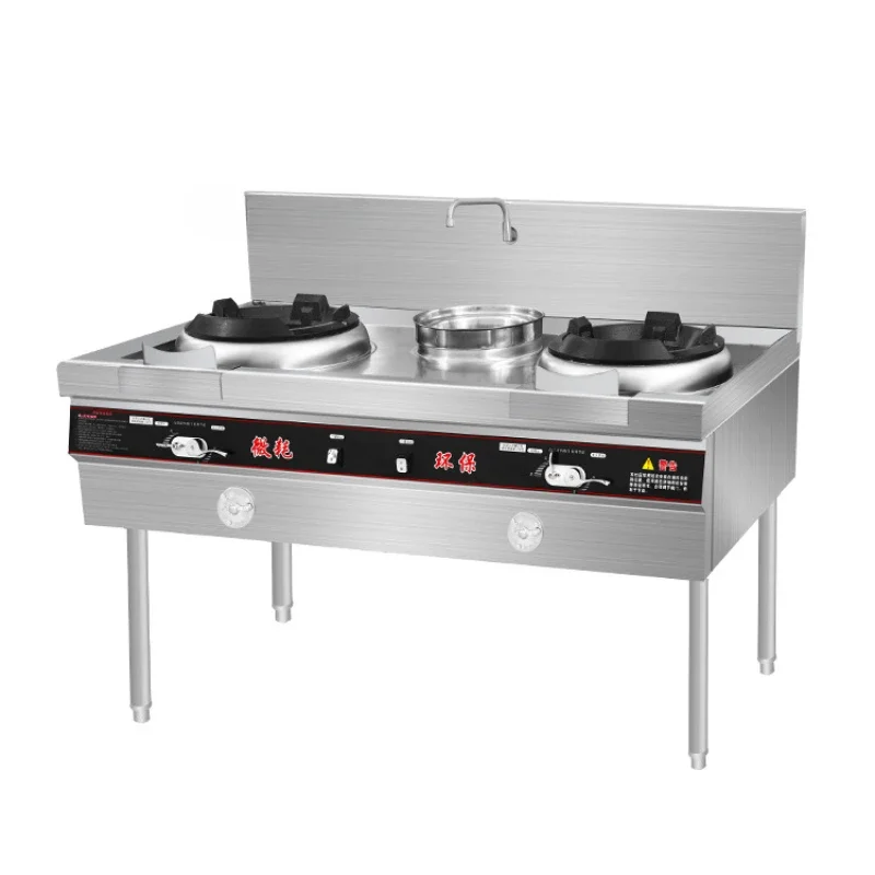 

stove with oven burner Industrial two wok gas range stove Restaurant equipments chinese wok burner stand burner cooker gas stove