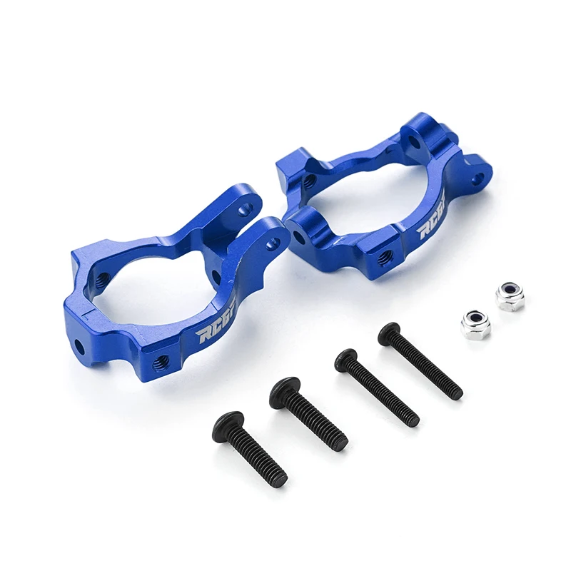 2pcs 1/10 C Hubs RC Upgrade Part Aluminum Alloy Heavy Weights Caster Blocks For LSOi Lasernut U4 RC Car Part RC Car