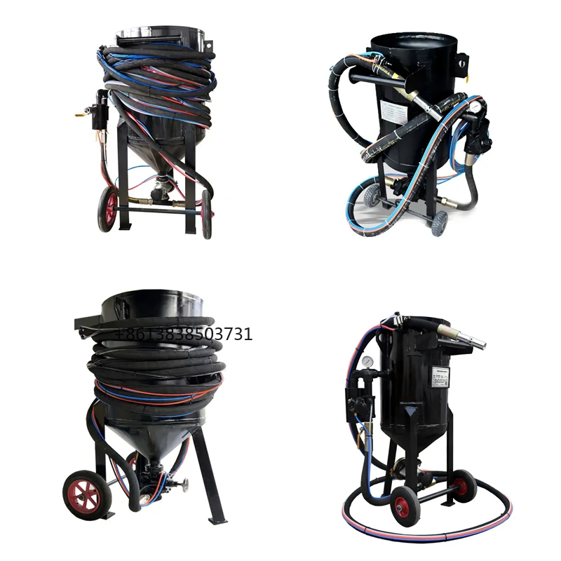 

Dustless Stripping Surface Cleaning Sandblaster Pot Wet SandBlasting Cabinet Wet Sandblaster Sand Blasting Machine For Sale