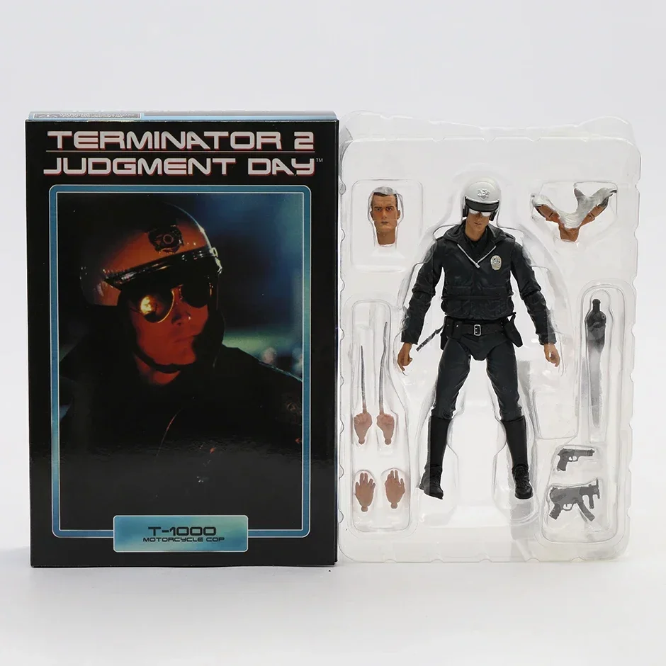 NECA Ultimate T-1000 Motorcycle Cop Terminator Action Figure