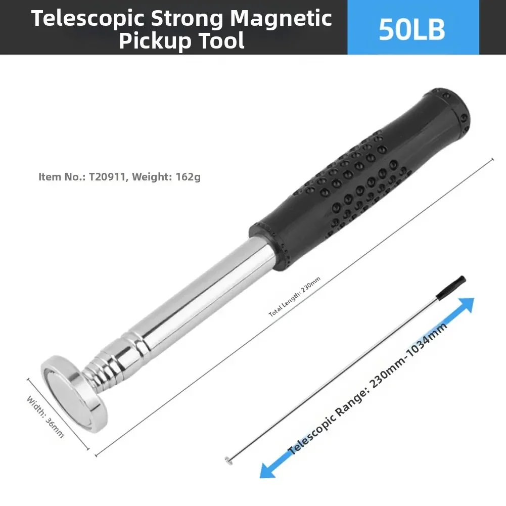For Home Projects AS SHOWN Adjustable Grip Adjustable Reach Magnetic Picker For Home Ergonomic Tool Compact Storage