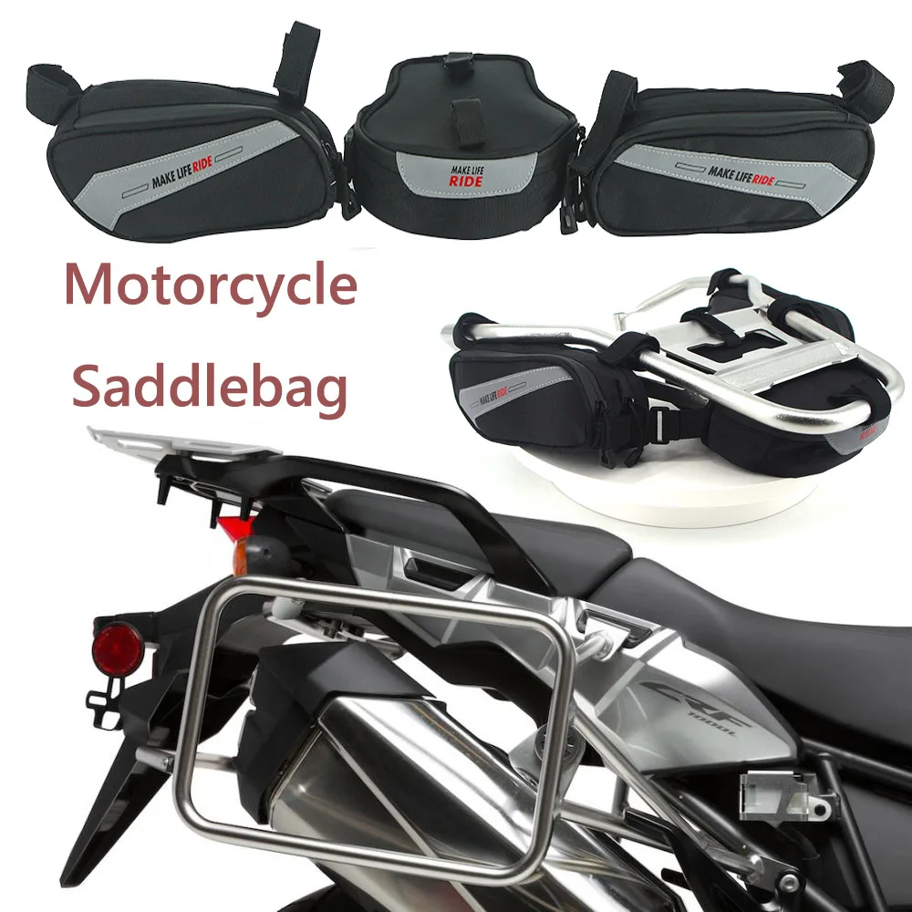 For Honda CRF 1000 L CRF1000L Africa Twin CBF1000L Adventure Sports Motorcycle Saddle Bag Saddlebag Tailbag Tail Bag Waterproof