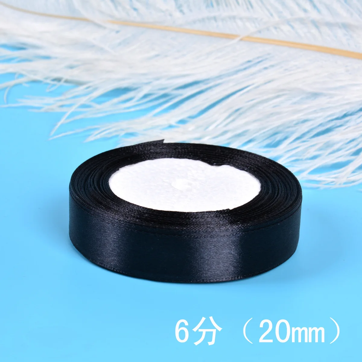 6-10-12-15-20-25-30-40-50-80 mm schwarze Satinbänder Weihnachten Hochzeit Geburtstag Party Geschenkverpackung Seidenbänder DIY Zubehör Schleife – Detail 10