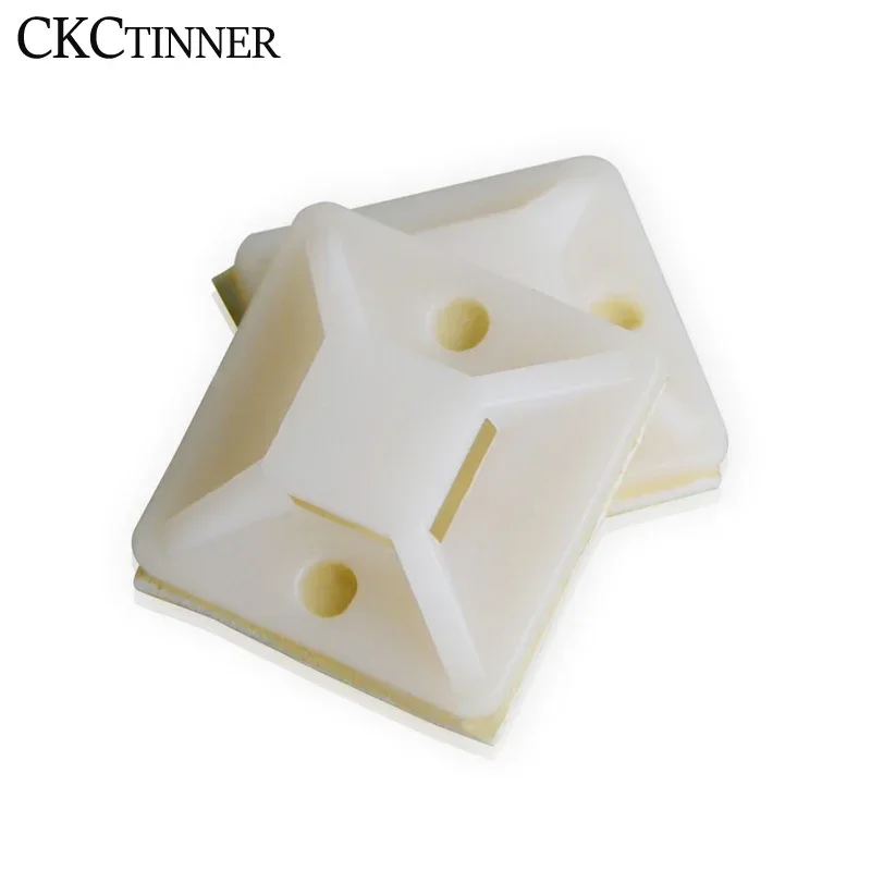 100 шт., самоклеящиеся крепления для кабелей