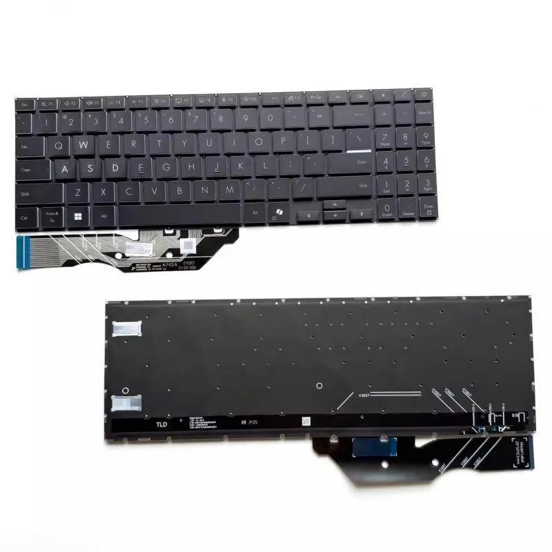 

LL+ New For Asus Gaming V16 V3607 V3607V V3607VJ V3607VJ-DS76 US Keyboard Backlit