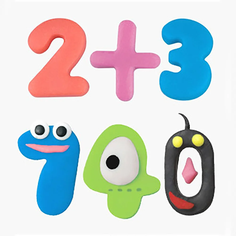 Set di strumenti per modellare l'argilla da 47 pezzi per accessori per impasto a colori amichevoli con timbri con numeri dell'alfabeto per l'immaginazione creativa