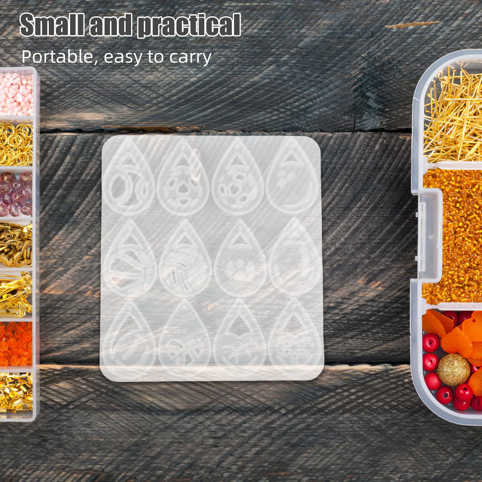 

Flat Ball Resin Mold Silicone Sports Theme Earring Pendant Crafting - Jewelry Making DIY Epoxy Keychain Decor Accessories with