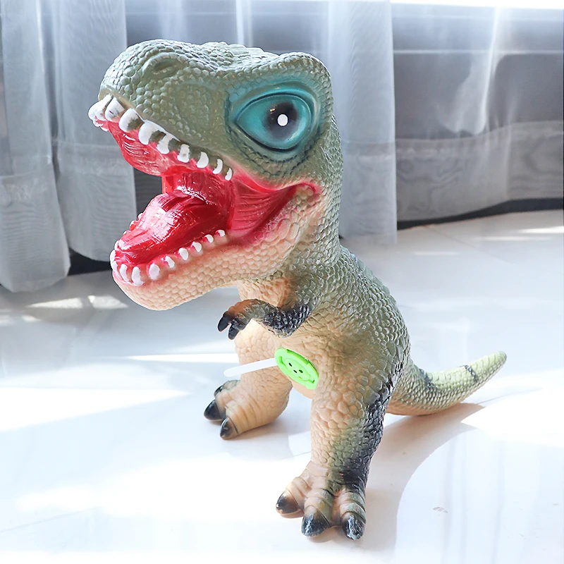 Dinosaurus speelgoed Tyrannosaurus Rex met oproep simulatie diermodel zacht rubber grote dinosaurus jongen geschenken
