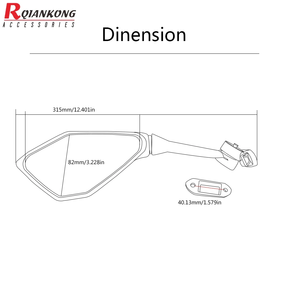 Universal Motorcycle Aluminium Backup Rearview Mirrors accessories mirror For BMW F650GS F700GS F800GS F800GT F800R F800S F800ST