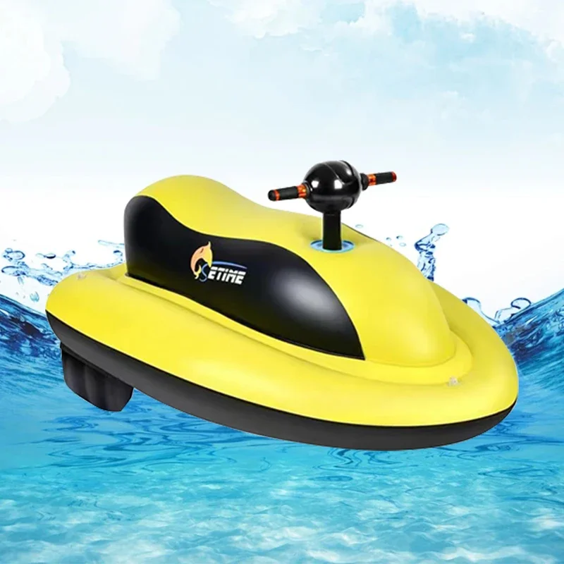 Hot Selling Inflatable Jet Ski With Electric Motor 70kg Max Load Kids Electric Jet Ski