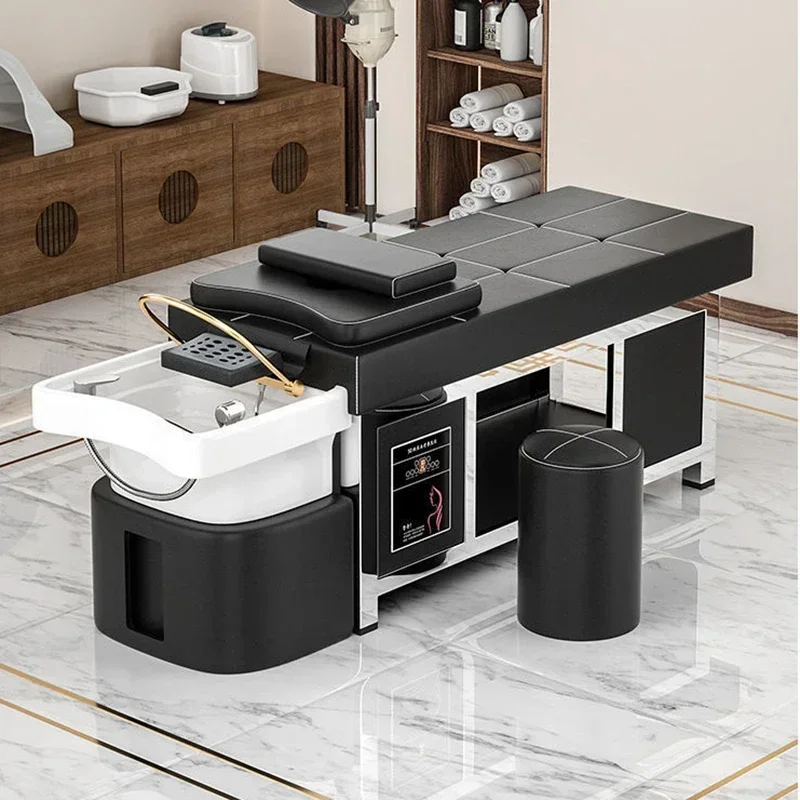 

Стул для шампуня из нержавеющей стали Top - Notch, массажный стилист, японское оборудование для парикмахерской, кресло для головы, спа Behandelstoel Salon Equ