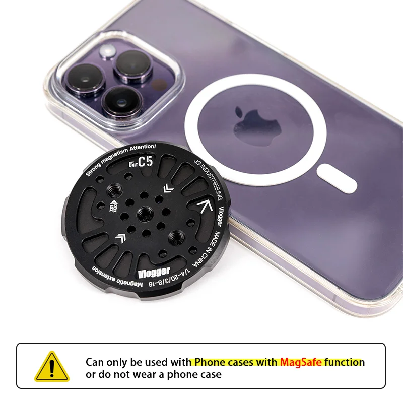 Vlogger Mobile Phone Magnetic Holder with 1/4