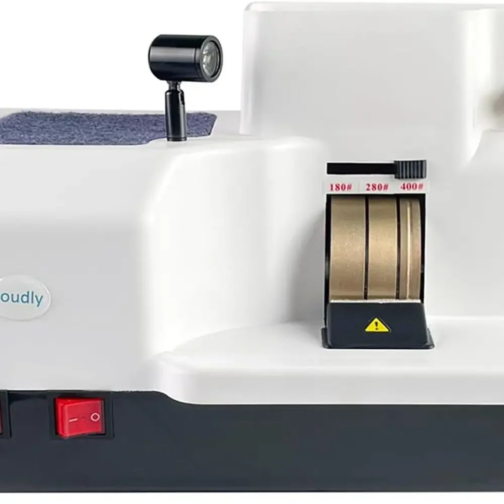 

Компактный ручной обрезной станок для оптических линз 110 В с 3 шлифовальными кругами