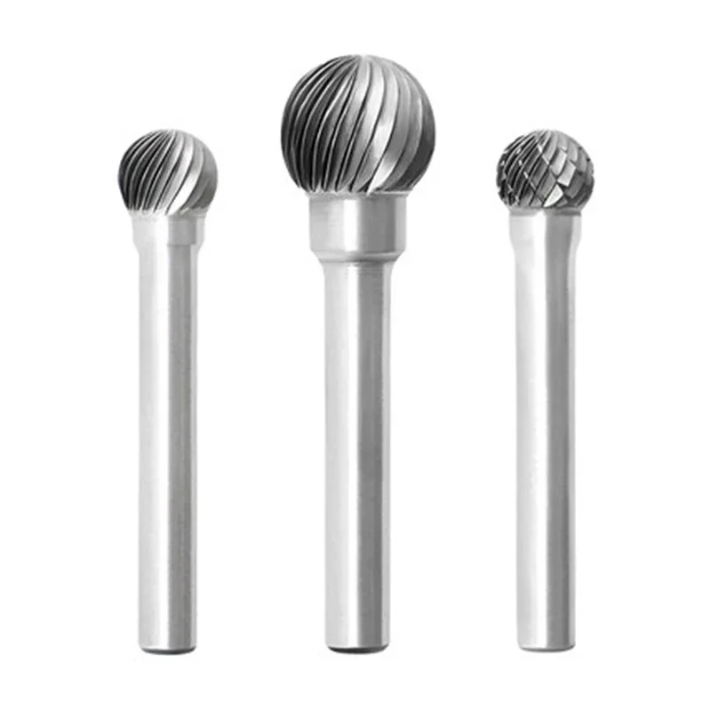 

D type Head Tungsten Carbide alloy Rotary file Tool Point Burr Die Grinder Abrasive Drill Milling Carving Bit