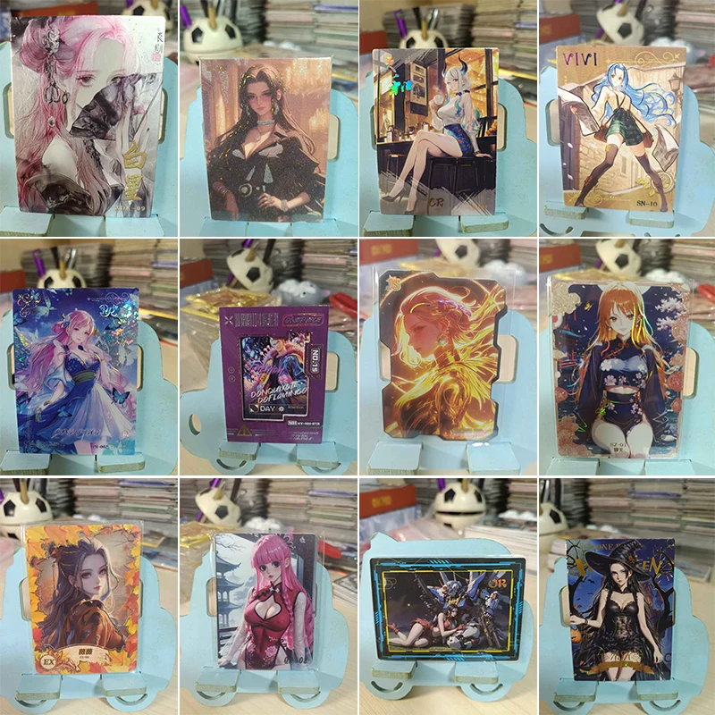 Anime One Piece Nico Robin Boa Hancock Yamato Nami Perona Uta Collectible Cards Christmas Birthday Gifts Children's Toys